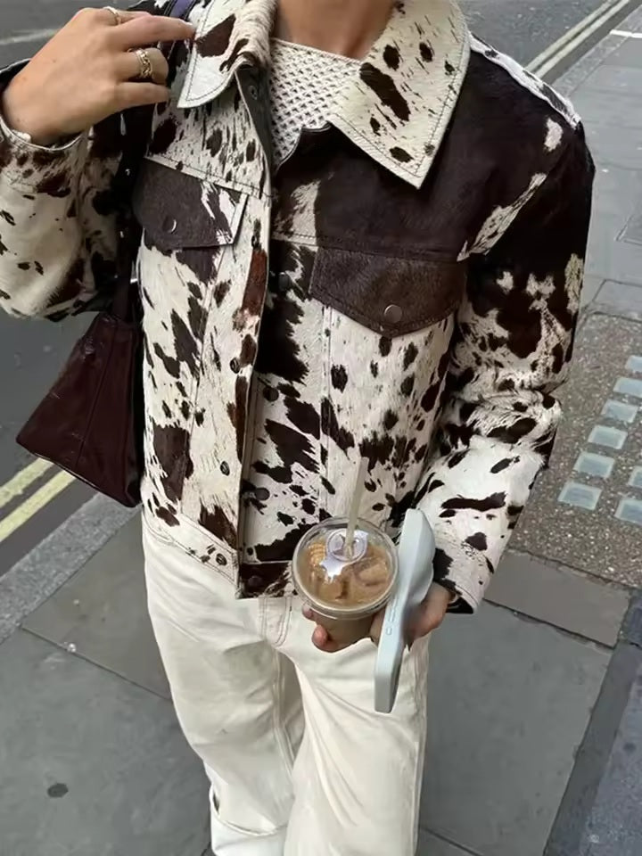Pierangela | D'Effect Jacket with Print Mucca