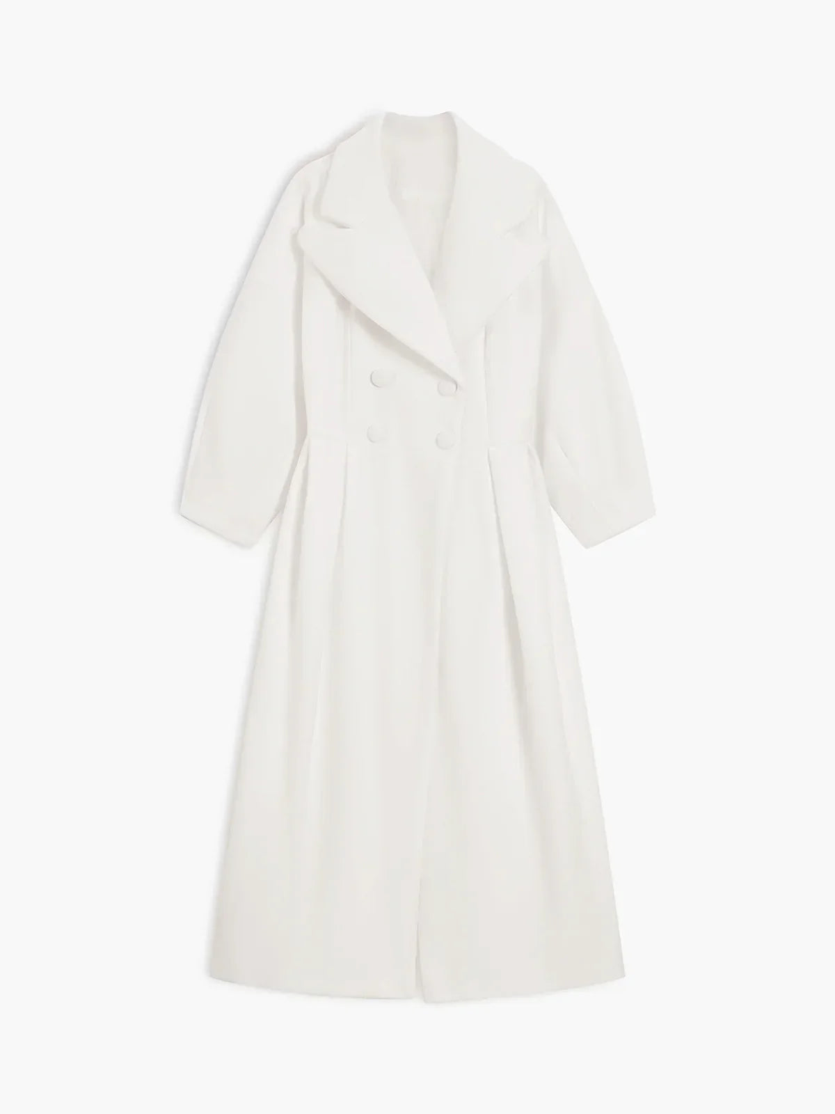 Giacinta | Long Tailored Double-Breasted Coat