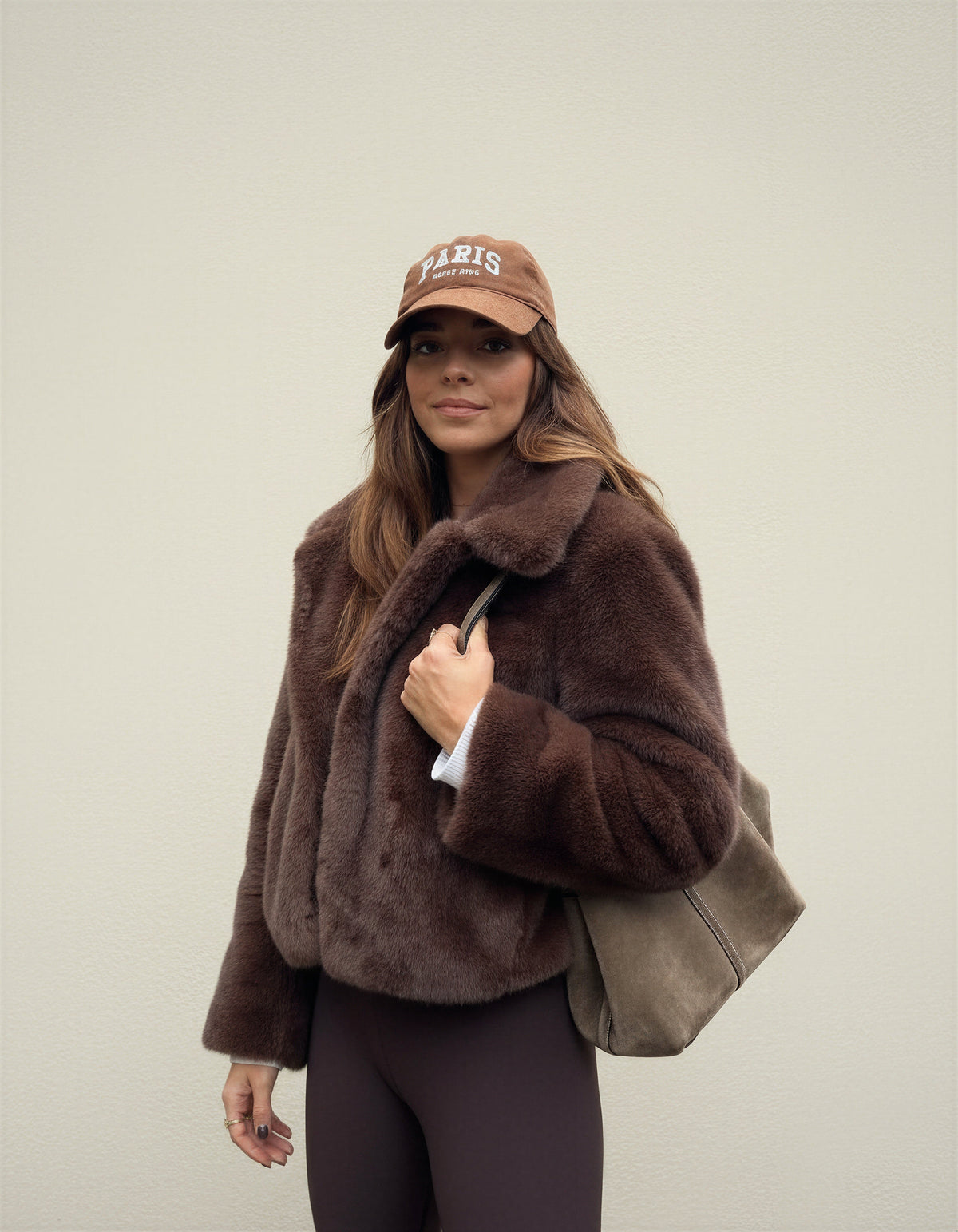 Orfea | D'Effect in Faux Fur Brown Jacket
